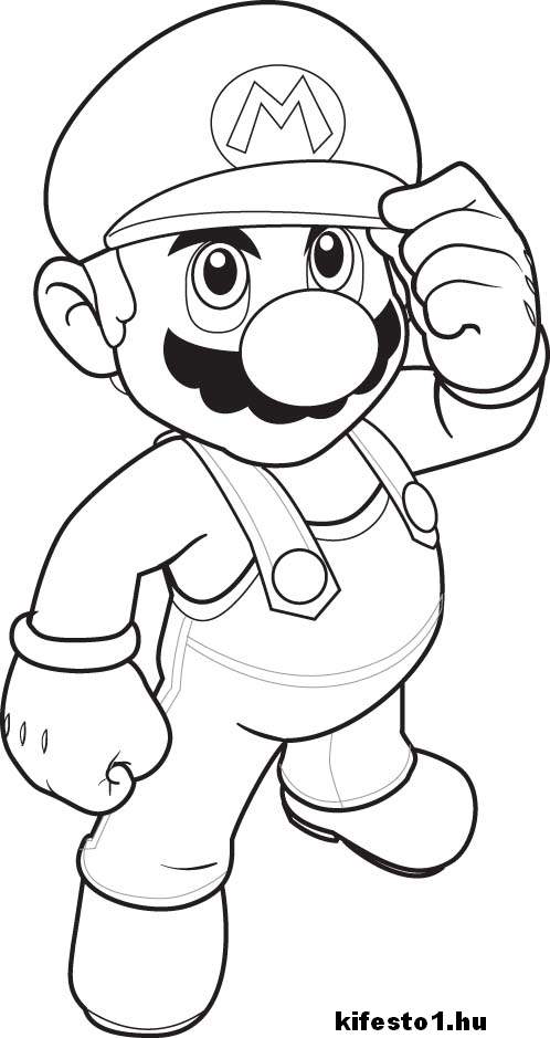 Mario 2 kifestő nyomtatható
