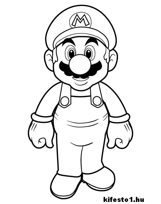 Mario 4 kifestő nyomtatható