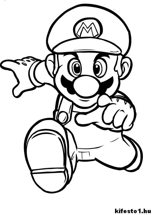 Mario 5 kifestő nyomtatható