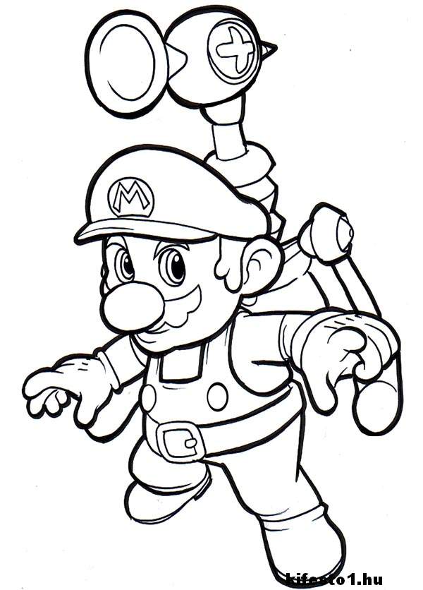 Mario 9 kifestő nyomtatható