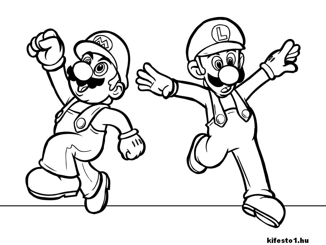 Mario 13 kifestő nyomtatható