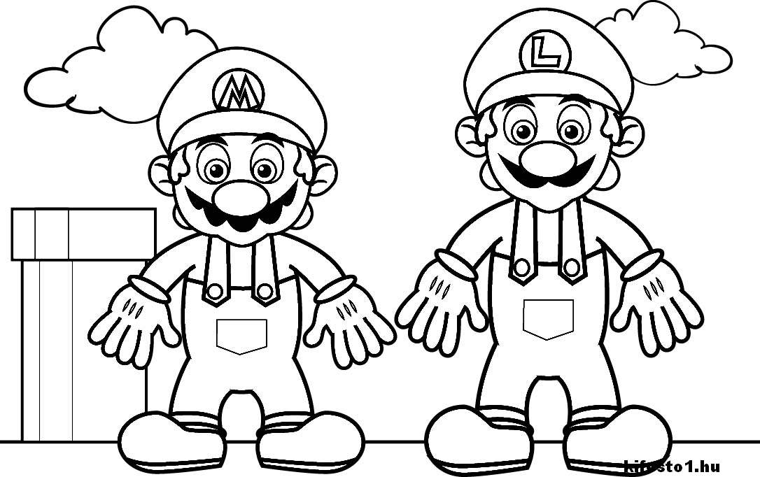 Mario 15 kifestő nyomtatható