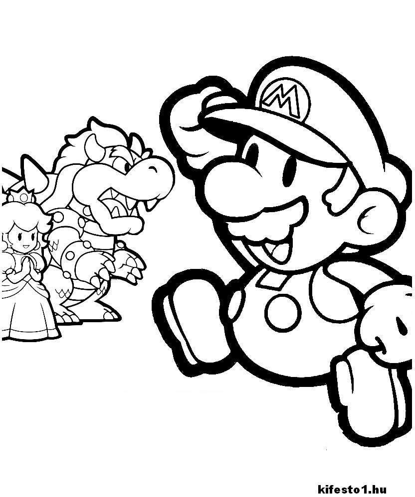 Mario 20 kifestő nyomtatható