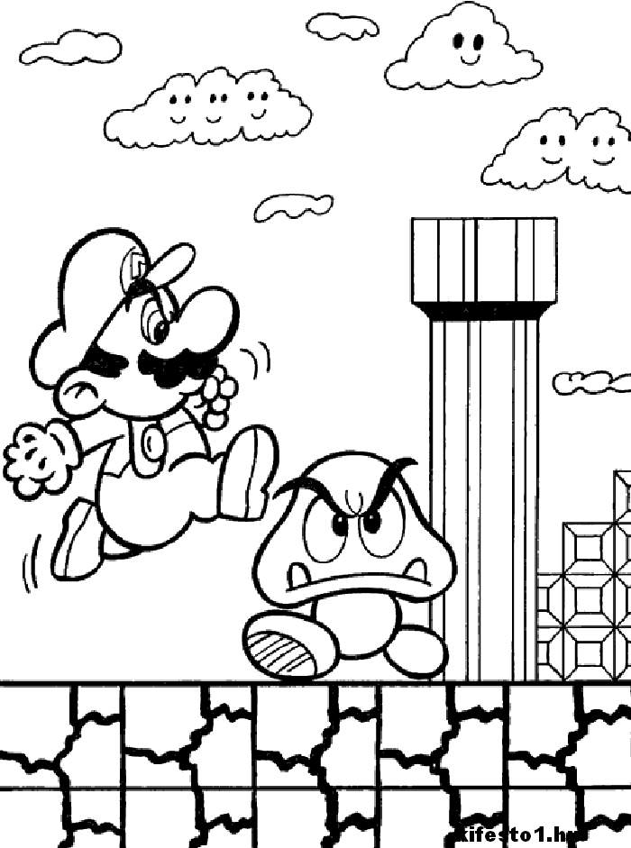 Mario 27 kifestő nyomtatható
