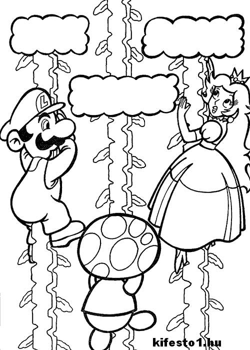 Mario 28 kifestő nyomtatható