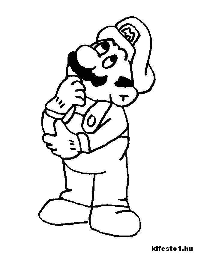 Mario 36 kifestő nyomtatható